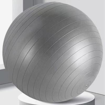 Le Ballon de Gym - Swiss Ball- GymSphere™ - Pompe à Air Inclus - Gris