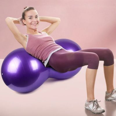 Ballon de Gym Cacahouète -PeanutFit™ - Mauve