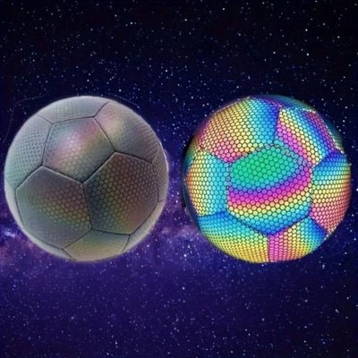 Ballon de Foot - Brillium™-Arc-en-ciel