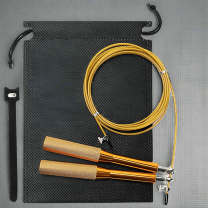 Corde à Sauter - JumpRopeCrossfit™ - Or - Ma Zone Fitness