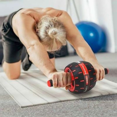 Roue Abdominale - CoreMax™ - Roue Large - Rouge