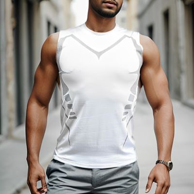 t-shirt-de-compression-blanc